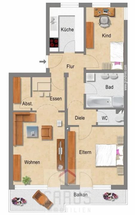 Herrvorragende 3-Zim.ETW im Herrzen von Deggendorf